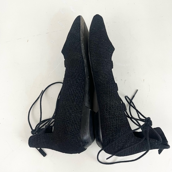 Eileen Fisher Loop 2 Suede Tweed Print Lace Flats Women's Size 8.5 - Picture 8 of 13